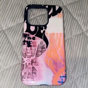Stylish Pink and Black Phone Case